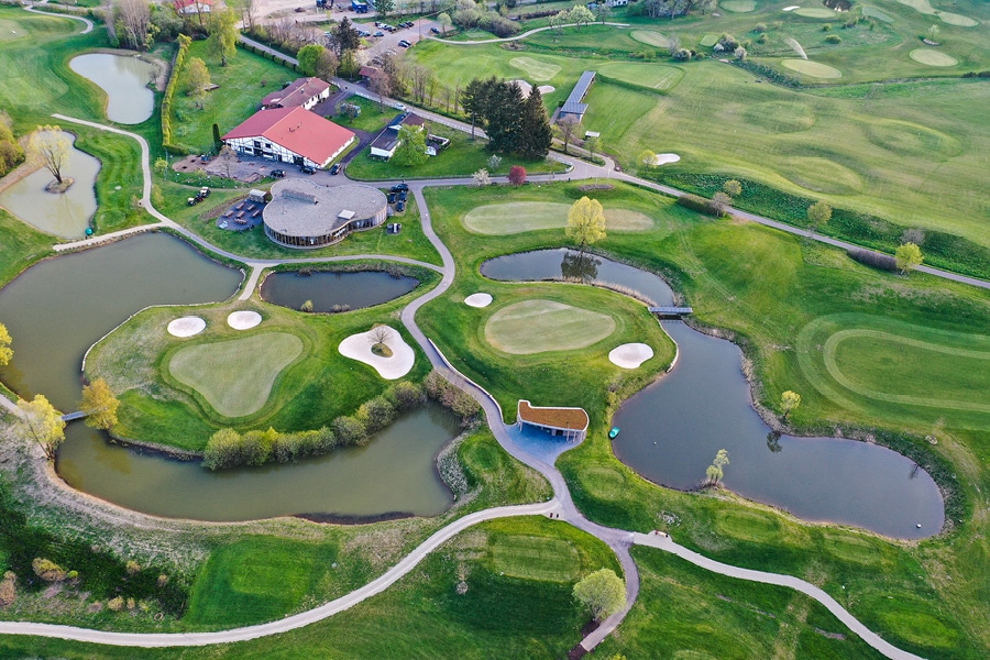 Blick auf Golfplatz - Golfpark Bostalsee